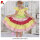 The latest rainbow princess party dress